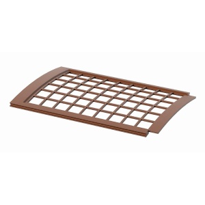 Решетка желоба (0,6 пог.м), коричневая  