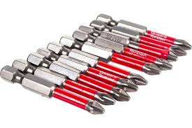 Набор бит PH2 50мм (10шт) магн.с насеч S2 Quadro Torsion