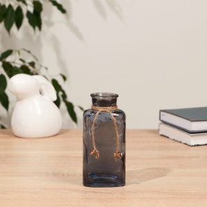 Ваза стекло УИНСТОН скандик марски-2 14*6,5 см микс 1/4