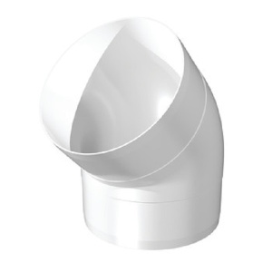 Отвод круглый Д-100х45гр.