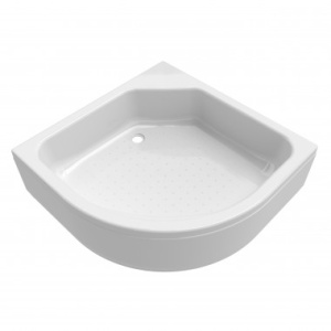 Поддон акр 90х90х31 ПД4 средний полукруг в комплекте,каркас,экран)