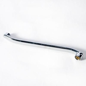 Излив д/ванны 38см плоский S-обр, гайка 3/4