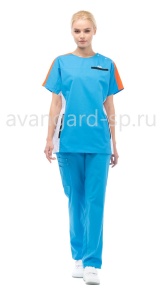 Комплект жен. Аура Спорт яр.гол-оран-бел-черн  р.40/42 158-164(ЧЗ)