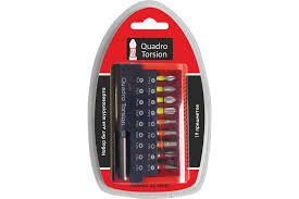 Набор бит для шуруповёрта 10предметов S2 Quadro Torsion