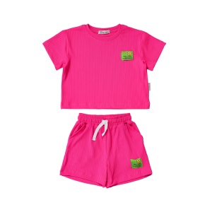 Комплект дев. (футб+шорты) SS6089 рост 110 (ЧЗ)