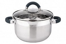 Кастрюля нержавеющая сталь 5,4л ЛУИЗА индукция ТМ Appetite 1/1