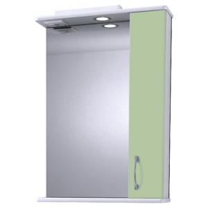 Шкаф навес с зерк 55 Орион Комфорт ПРАВЫЙ