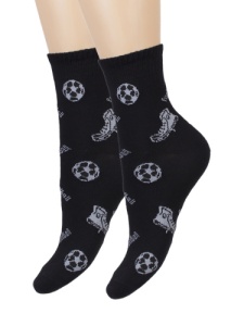 Носки подрост. мал. Футбол КВ с546 1/30 НДС 20% р.22-24 (ЧЗ)