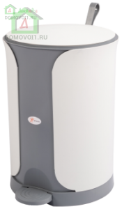 Контейнер д/мусора с педалью  7л  Sтиль  с ручкой Альмадом