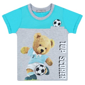 Футболка мал. BK1211F  рост 110 (ЧЗ)