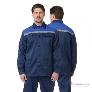 Костюм Стандарт плюс,брюки СОП,т.син/вас. р.88-92/182-188(ЧЗ)