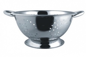 Дуршлаг нержавеющая сталь 28см 2 ручки 