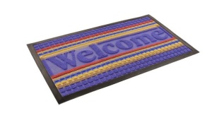Коврик придверный 40*60см LINE цветной Lascalo Sunster