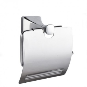 Бумагодержатель ZOLLEN ESSEN д/туал бум. с крышкой, хром