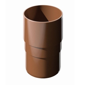 Муфта трубы коричневая 