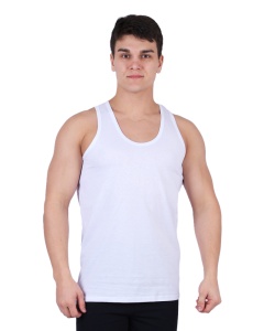 Майка мужская белый 140хг1590 р.54 (ЧЗ)