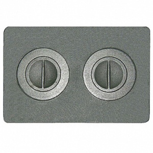 Плита печная цельная П2-7 510х340х15 по 2 шт