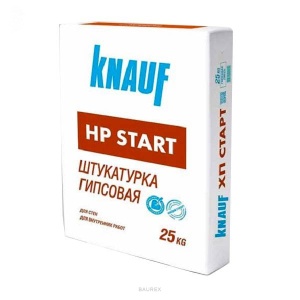 Смесь штукатурная гипсовая 25кг ХП Старт Кнауф (49)