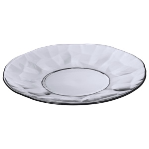 Тарелка стекло 20см обеденная BLACK DIAMOND 1/6