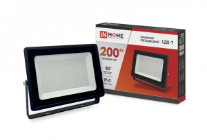 Прожектор СДО-7 200Вт 6500К IN HOME