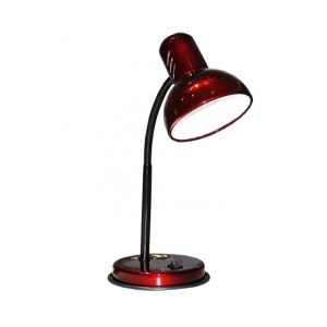 Светильник настольный НТ 2077А Е27 60Вт вишневый перламутр