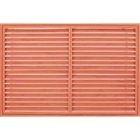 Решетка радиаторная ПХВ 600 х 600  Вишня уп-5