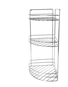 Полка угловая Lider  полуовал, 3-х ярусная
