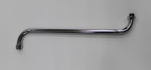 Излив д/ванны 35см гайка 3/4 с аэрат нерж S-образ