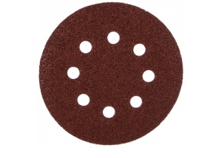 Круг шлифовальный, бумага 150 мм с отверстиями (5шт) Р120