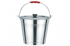 Ведро нержавеющая сталь 15л TM Appetite с крышкой 
