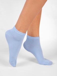 Носки жен. укор. х/б+эл. КВ с1422 1/30 р.23-25 (ЧЗ)