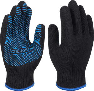 Перчатки Пер 3.1211.011 Спец х/б с ПВХ р.9  (1/10/360)