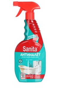 Средство чистящее Антиналет и антиржавчина 500мл Санита спрей (15)