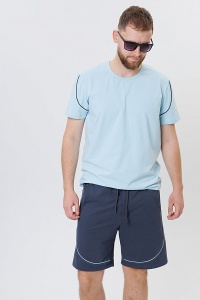 Костюм муж. (футб+шорты)  №2108 р.48 (ЧЗ)