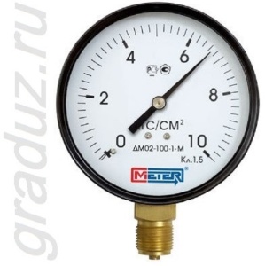 Манометр ДМ 02-100-1-М 0-6 кгс/см2  