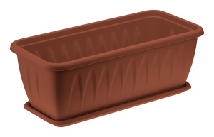 Ящик балконный 400мм Алиция с/п М-Пластика