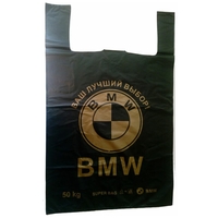 Пакет майка WWW 420+160*650/35мкм перфорированный черный 