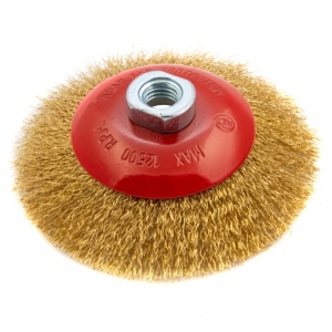 Щетка для УШМ 125мм/М14 тарелка витая