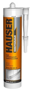 Клей монтажный акриловый белый 310мл Хаузер (12)