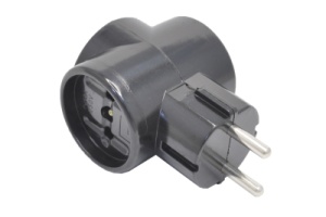 Тройник ПРОГРЕСС б/з карболитовый черный 20шт