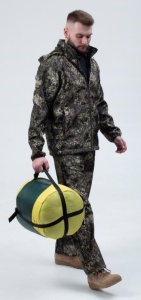 Костюм Турист (курт+брюки) полофлис р.56-58/176 (Ч/З)