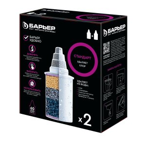 Комплект сменных кассет Барьер-4 Стандарт 2шт 1/18