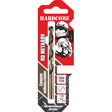 Сверло 4х75мм кобальтовое Hardcore Р6М5К5