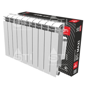 Радиатор б/мет 10 секц  STI MAXI 500/100 без монтажного комлекта