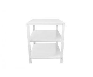 Стеллаж стальной белый