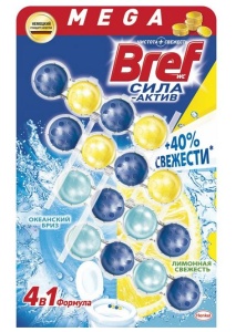 Подвесной блок для унитаза 4в1 Бреф Сила-Актив (2штх50гр) (10)