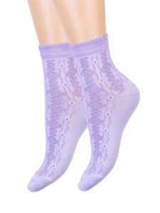 Носки дев. х/б+эл КВ с747 р.20-22  Р (ЧЗ)