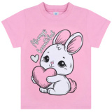 Футболка дев. BK0001D рост 086  (ЧЗ)