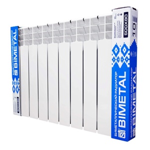 Радиатор б/мет 10 секц  STI  500/80 + ком3/4 c 3 кронш .БЕЛАРУСЬ