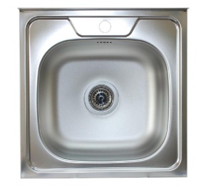 Мойка накладная 50х50 0,4х13